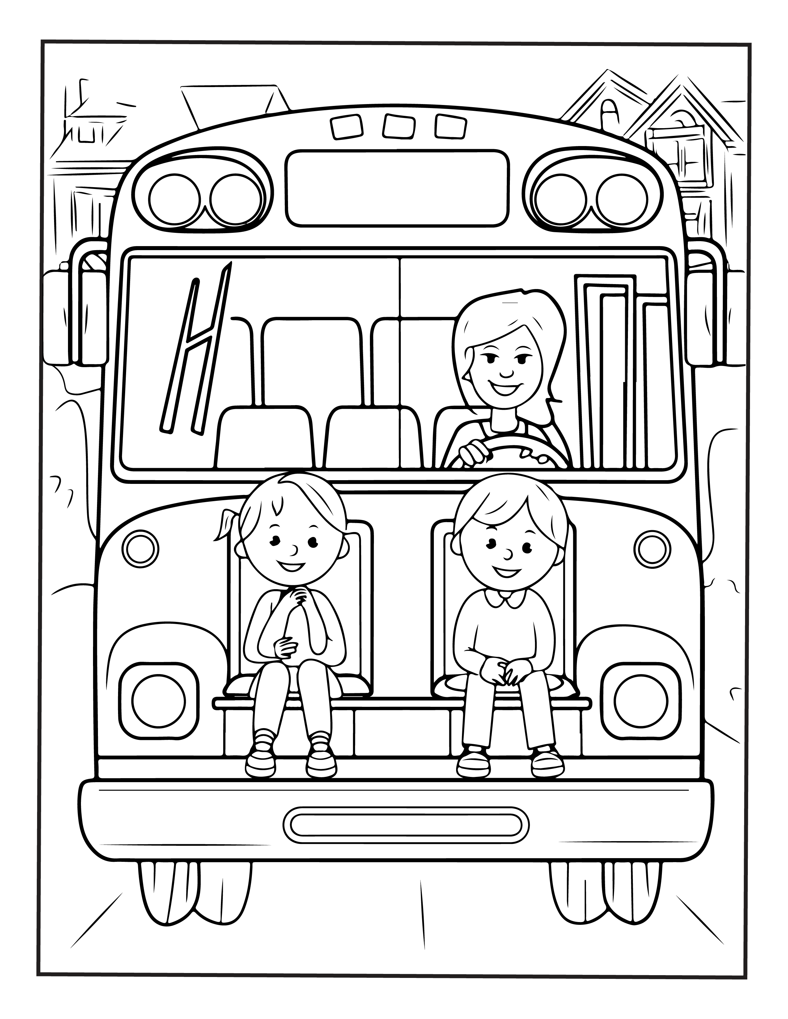 Cute Vehicles Coloring Book for Kids (PDF) – 72 Screen-Free Fun Pages Parents Love