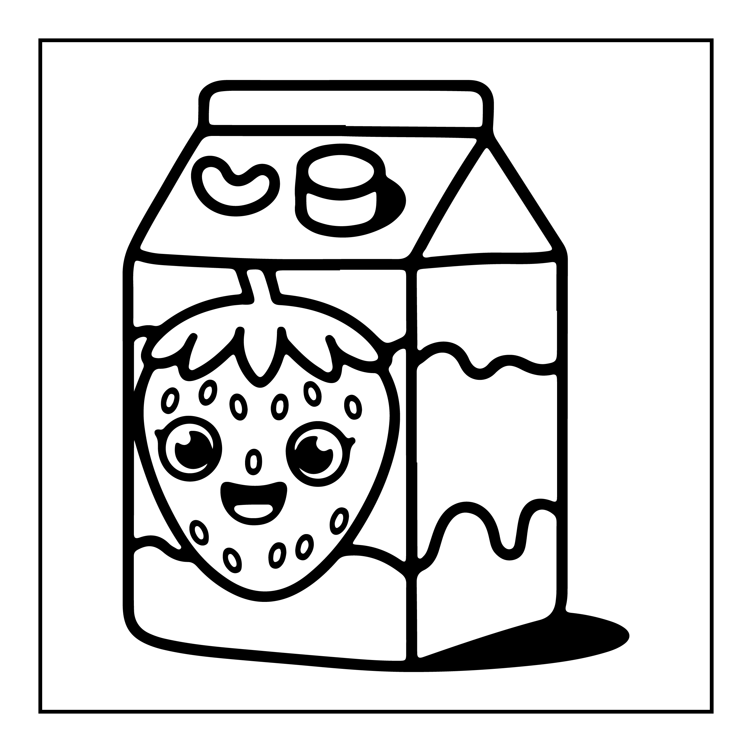 Doodle Munchies Coloring Book for Kids (PDF) – 87 Bold & Easy Pages