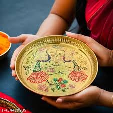Handcrafted Brass Decorative Plate