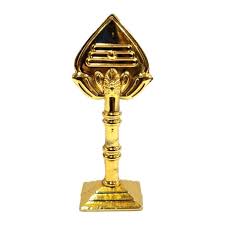 Golden Shree Yantra Idol