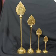 Brass ceremonial scepters