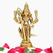 Brass Lord Murugan Statue