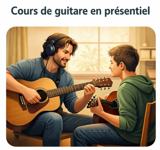 Cours de guitare présentiel