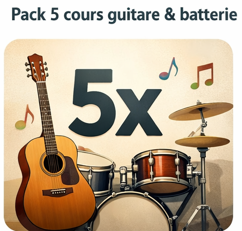 Pack de 5 cours