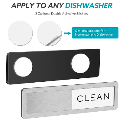 Dishwasher Magnet Clean Dirty Sign