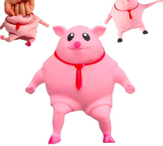 Pink Squishy Pig - find the amazon link down bellow