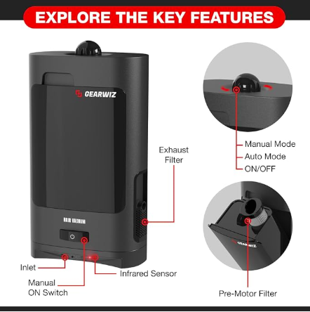Touchless Vacuum Dustpan