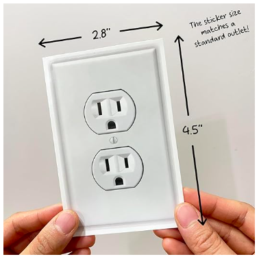 Electrical Outlet Decal Stickers 10 Pack - get the link down bellow