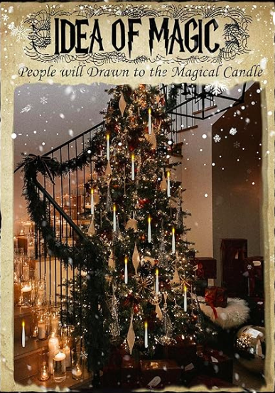 20 PCs Floating Candles with Wand Magic Hanging Candles