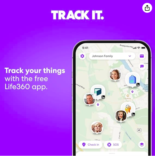 Wallet Finder, Bluetooth Tracker and Item Locator for Luggage Tags, Passports and More - find the amazon link bellow