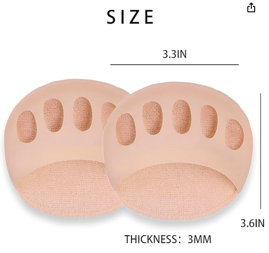 forefoot pads - find amazon link down bellow