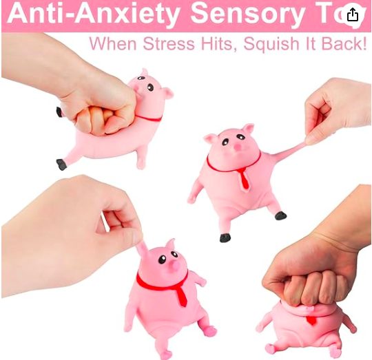 Pink Squishy Pig - find the amazon link down bellow