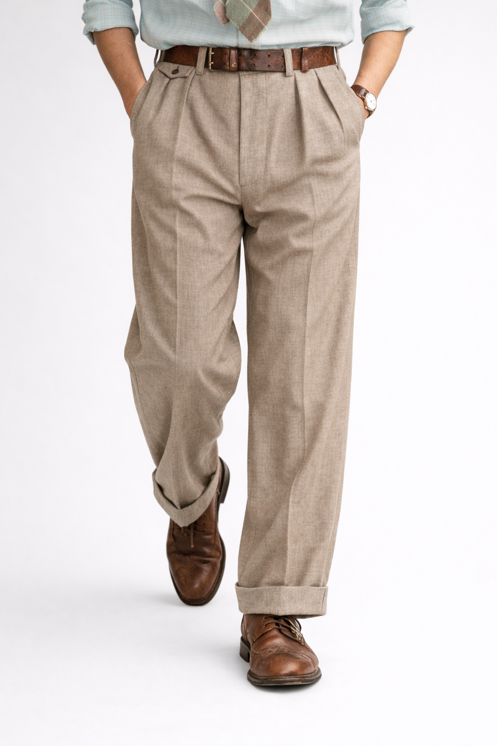 Classic Pleated Trousers