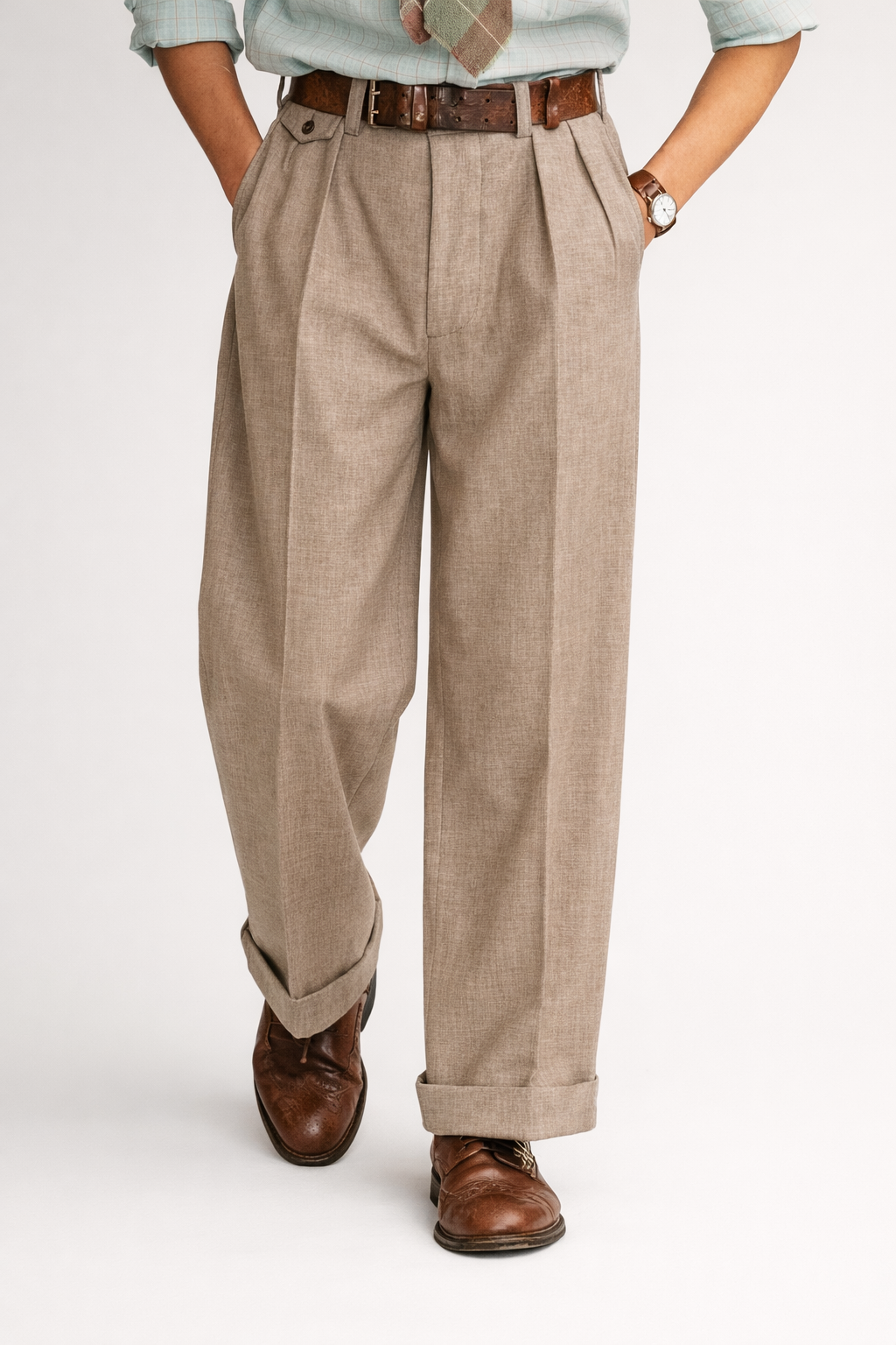 Classic Pleated Trousers