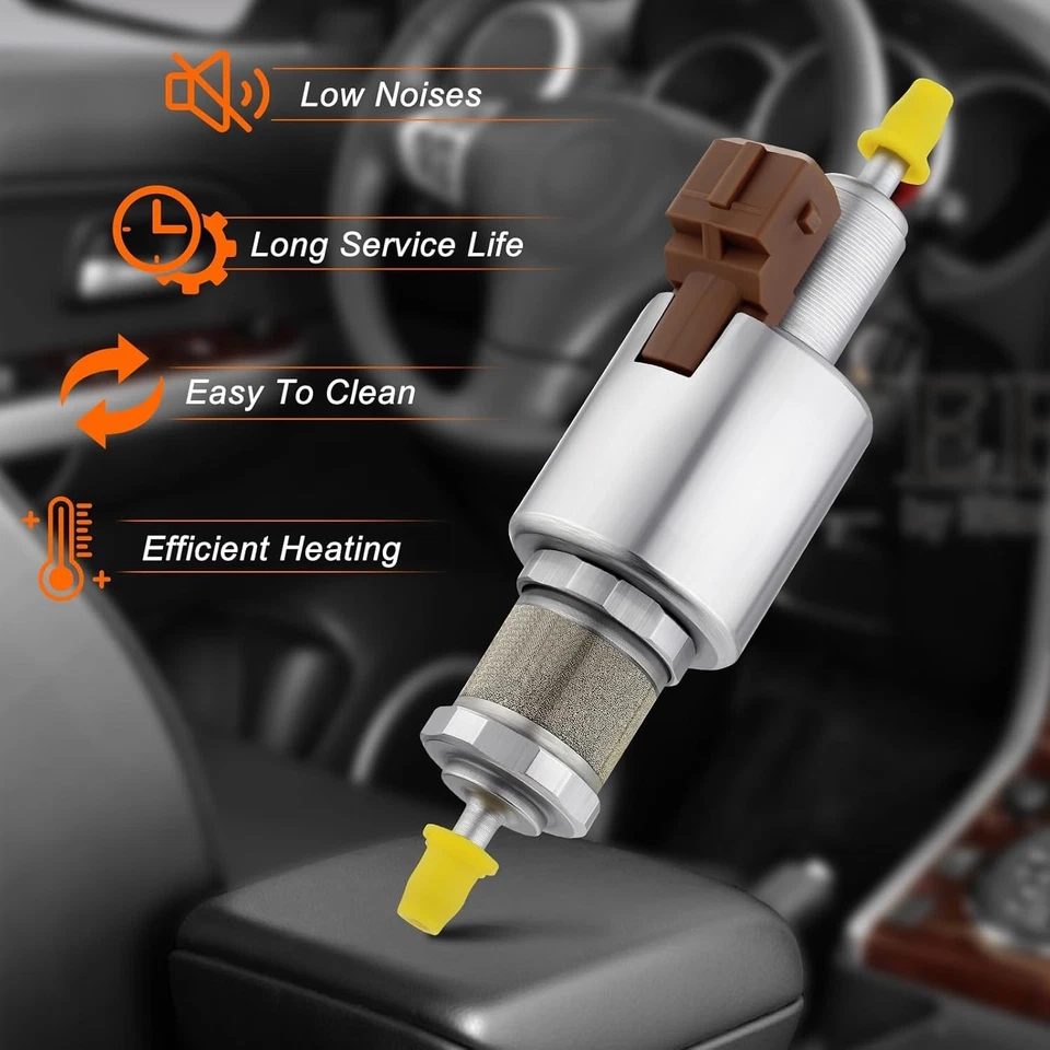 Diesel Heater Oil Fuel Pump, Low Noise With Filter Upgrade