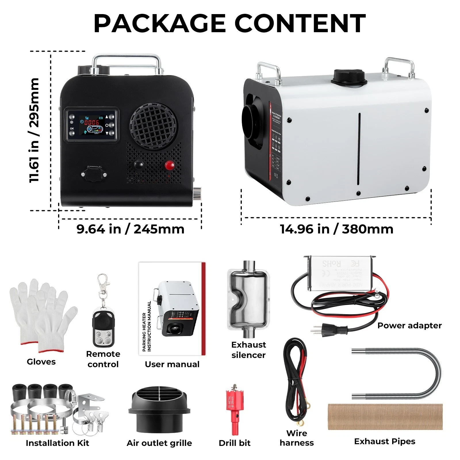 Portable Diesel Heater 8KW
