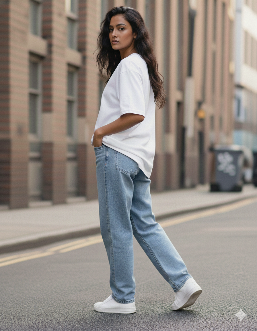 Hope- White Oversized T-Shirt