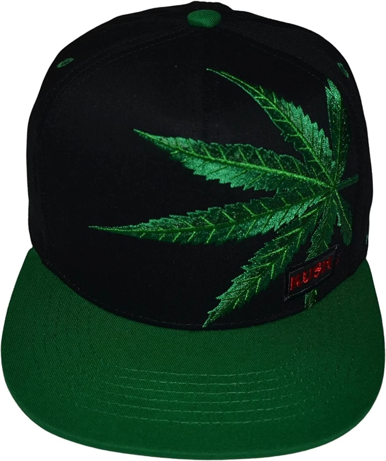 Cannabis Leaf Embroidered Cap