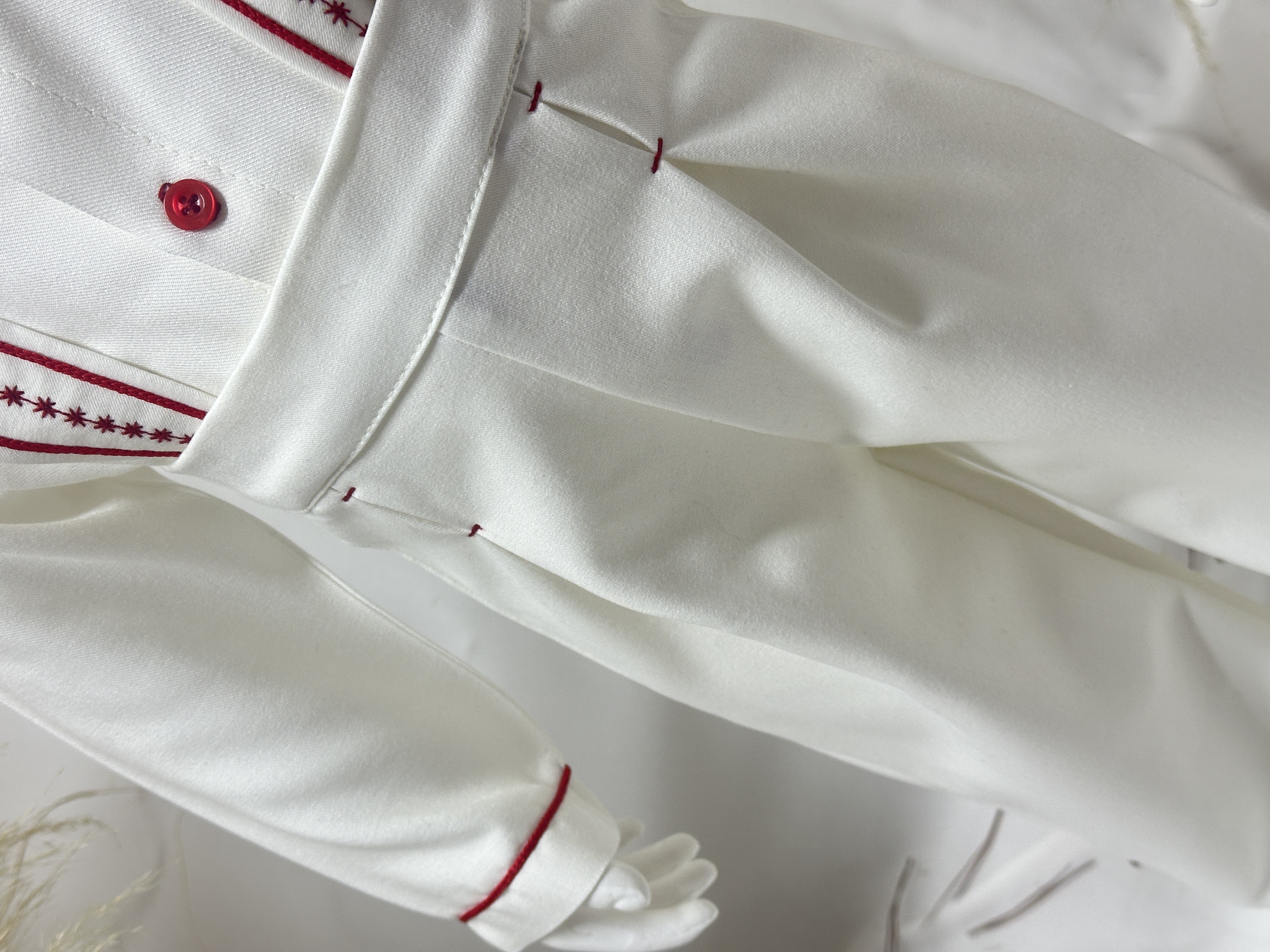 AURA Papyonlu Salopet Takım Beyaz Özel Dikim Erkek Çocuk Düğün Doğum Günü Özel Gün Takımı