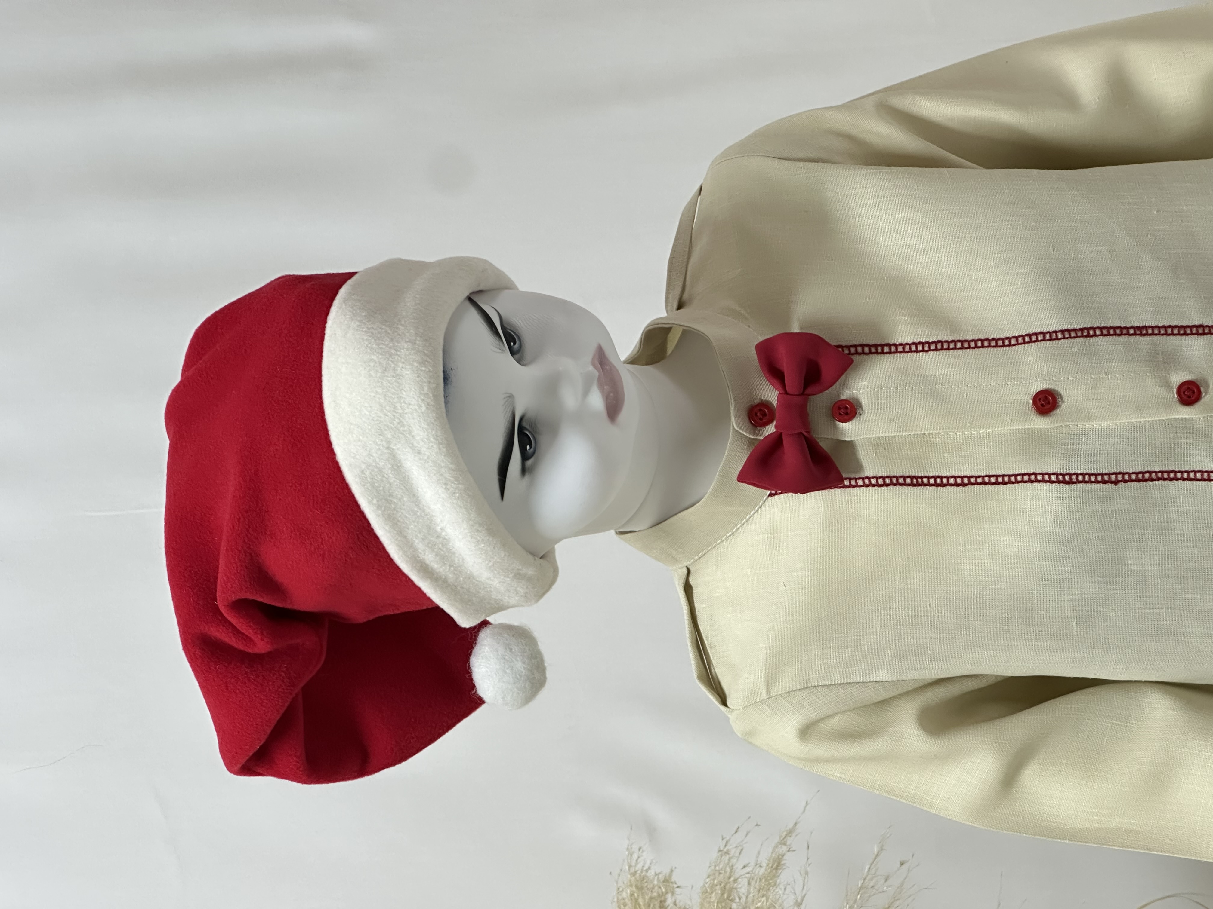 BLEND Şık Papyonlu ve Askılı Salopet Takım