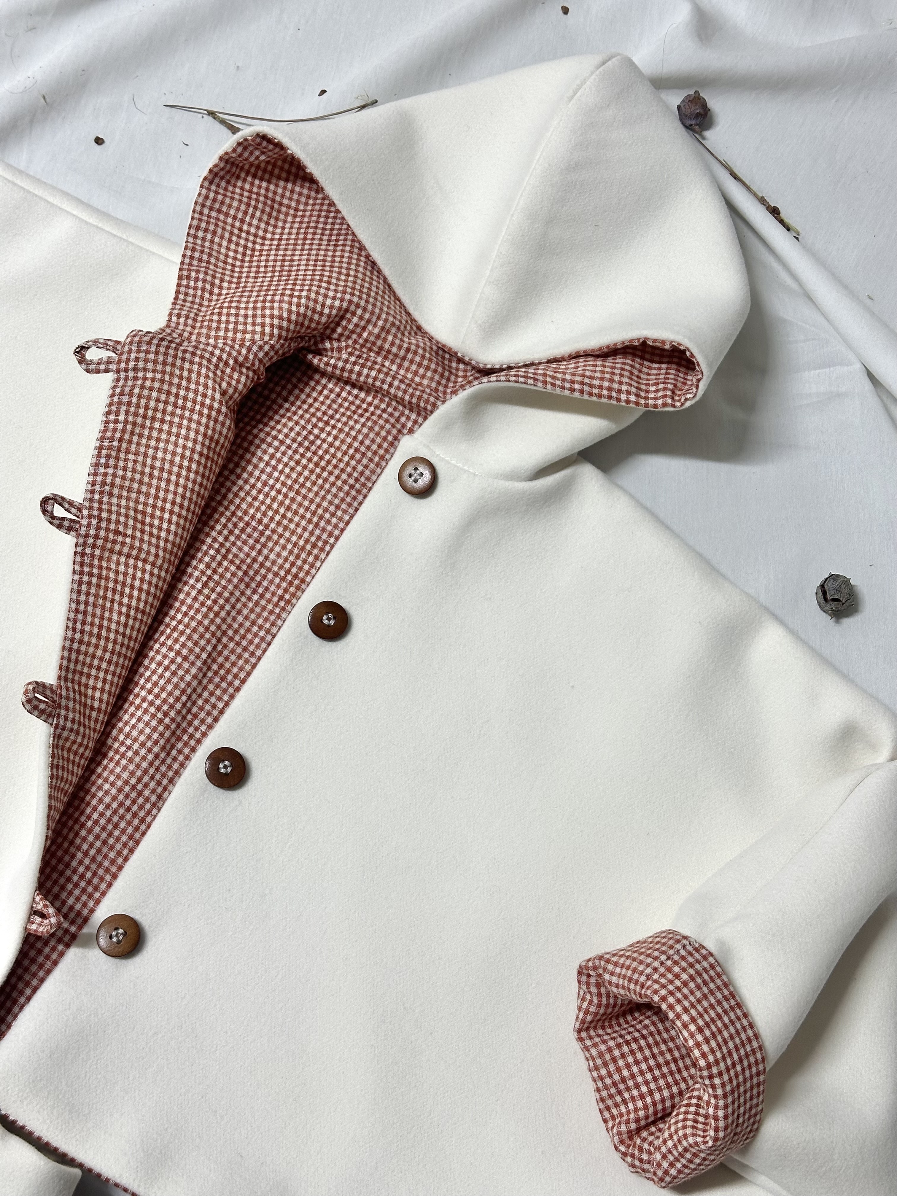 Tundra Kız Çocuk Bebek Kapüşonlu Kaşe Kışlık Takımı Kaban ve Pantolon