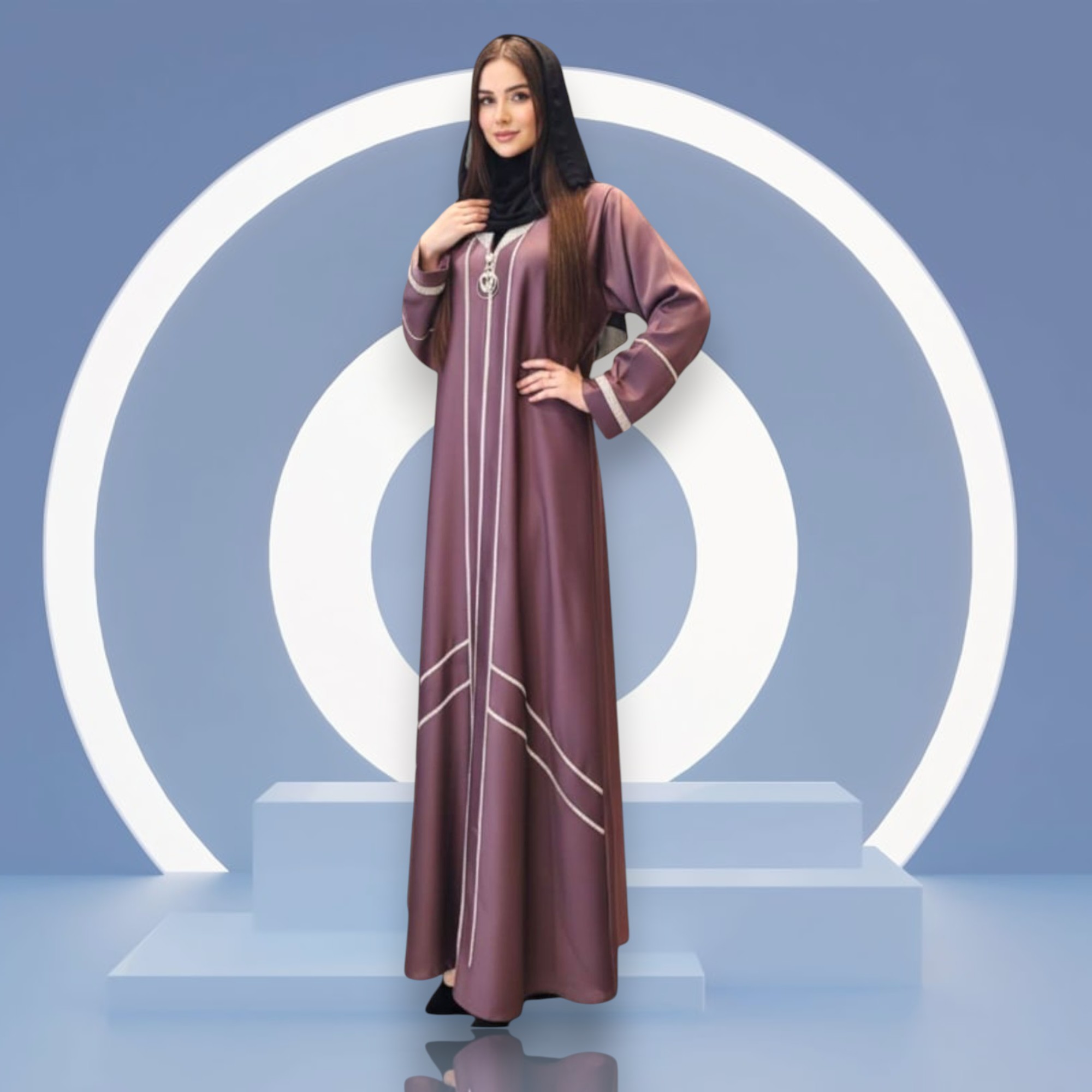 Elegant Long Abaya
