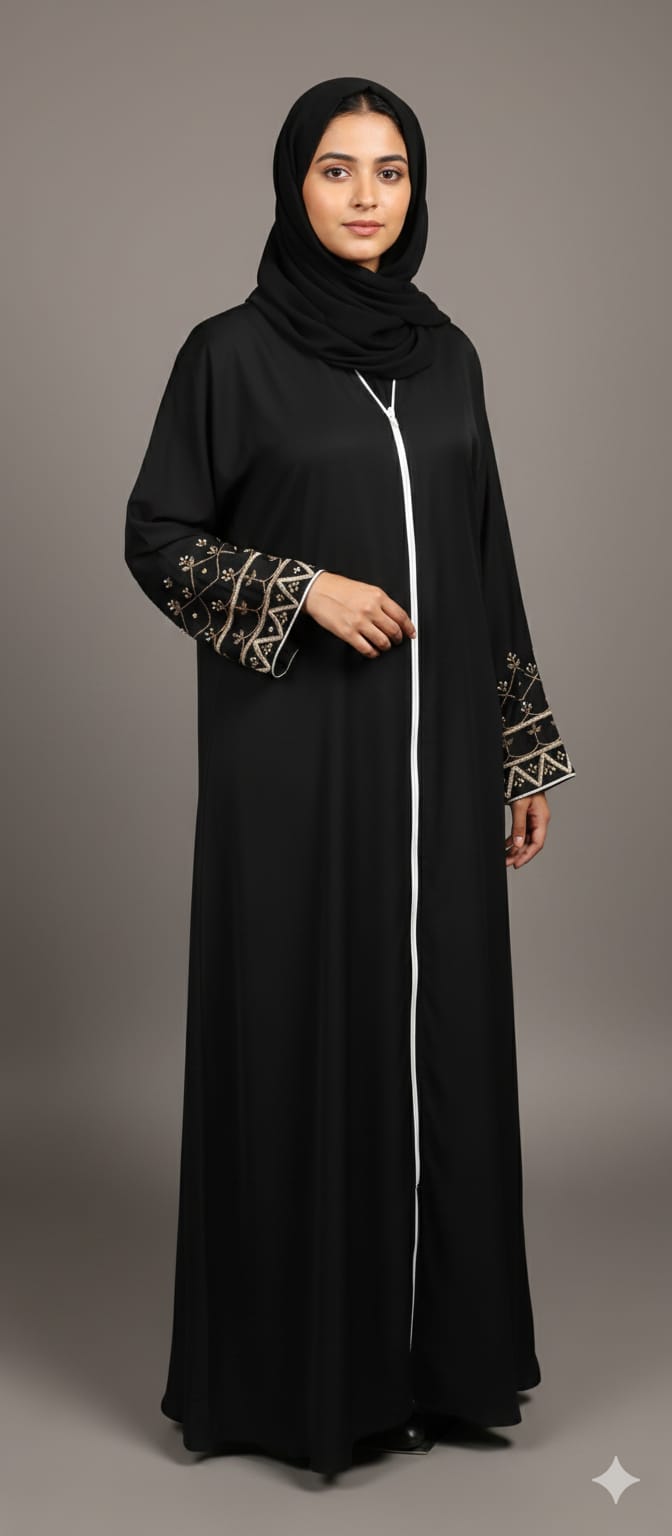 Elegant Black Abaya