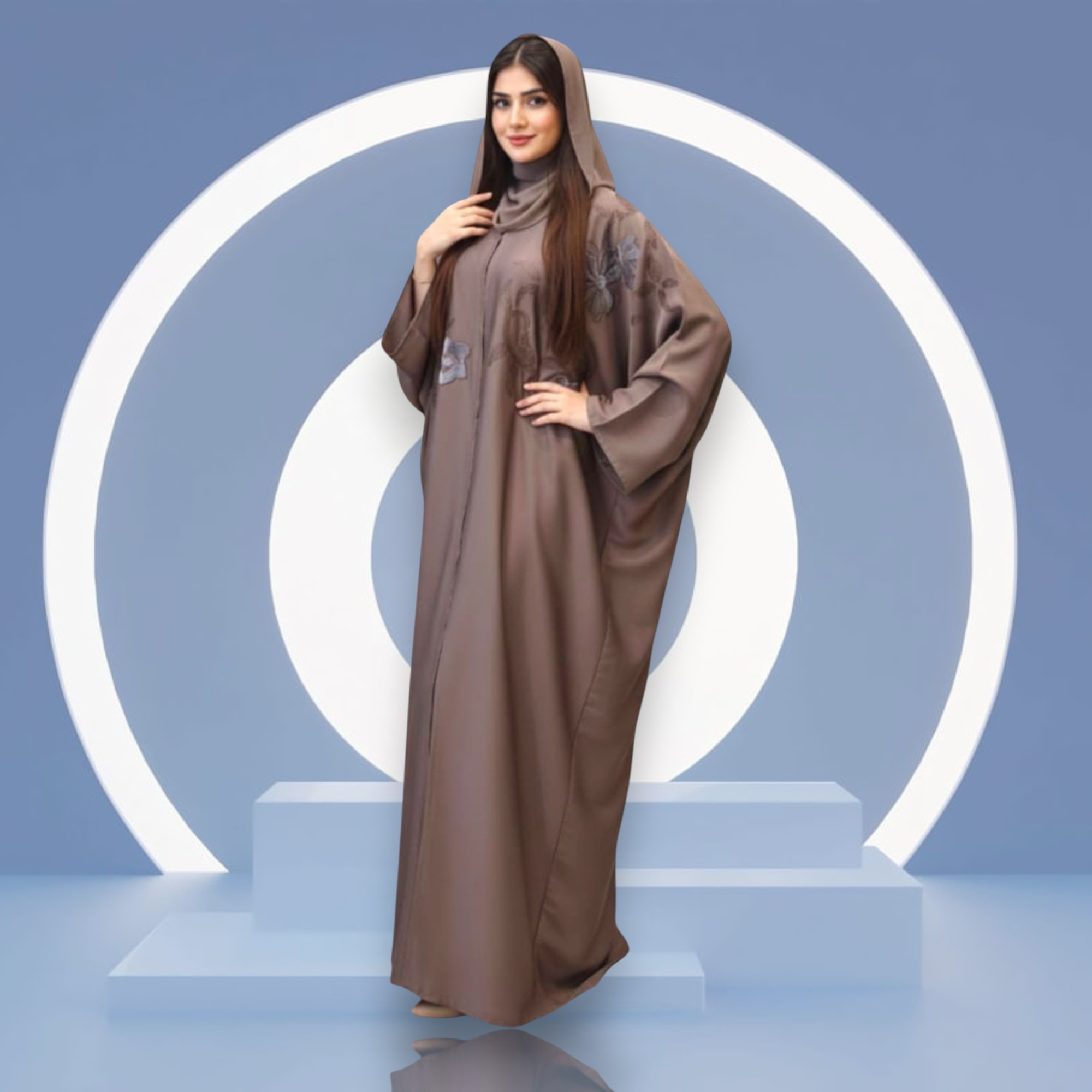 Elegant Brown Abaya