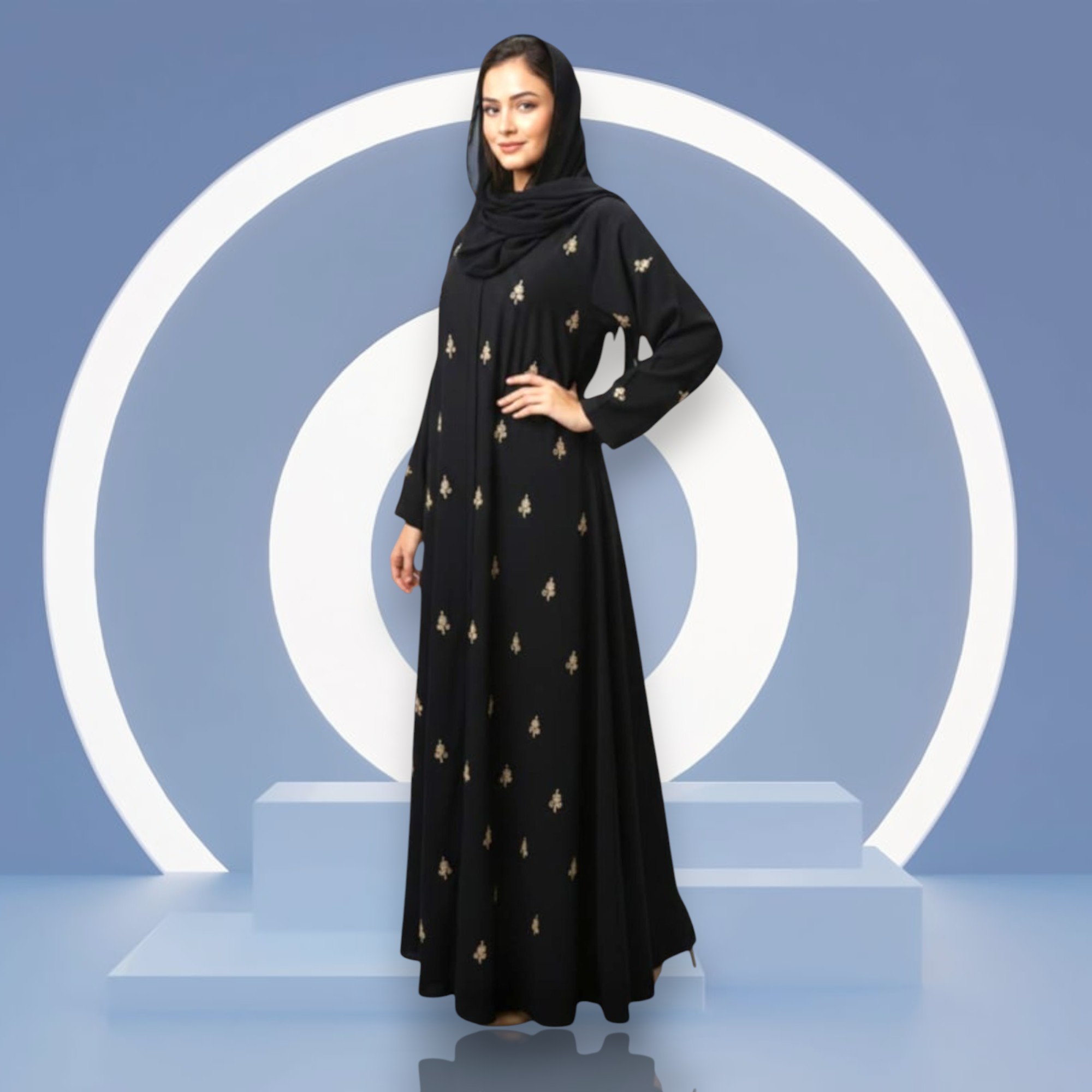 Elegant Black Abaya