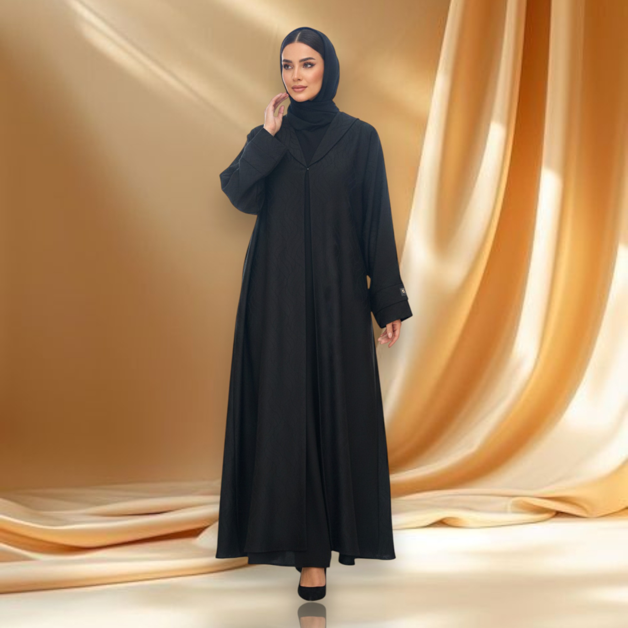 Elegant Black Abaya