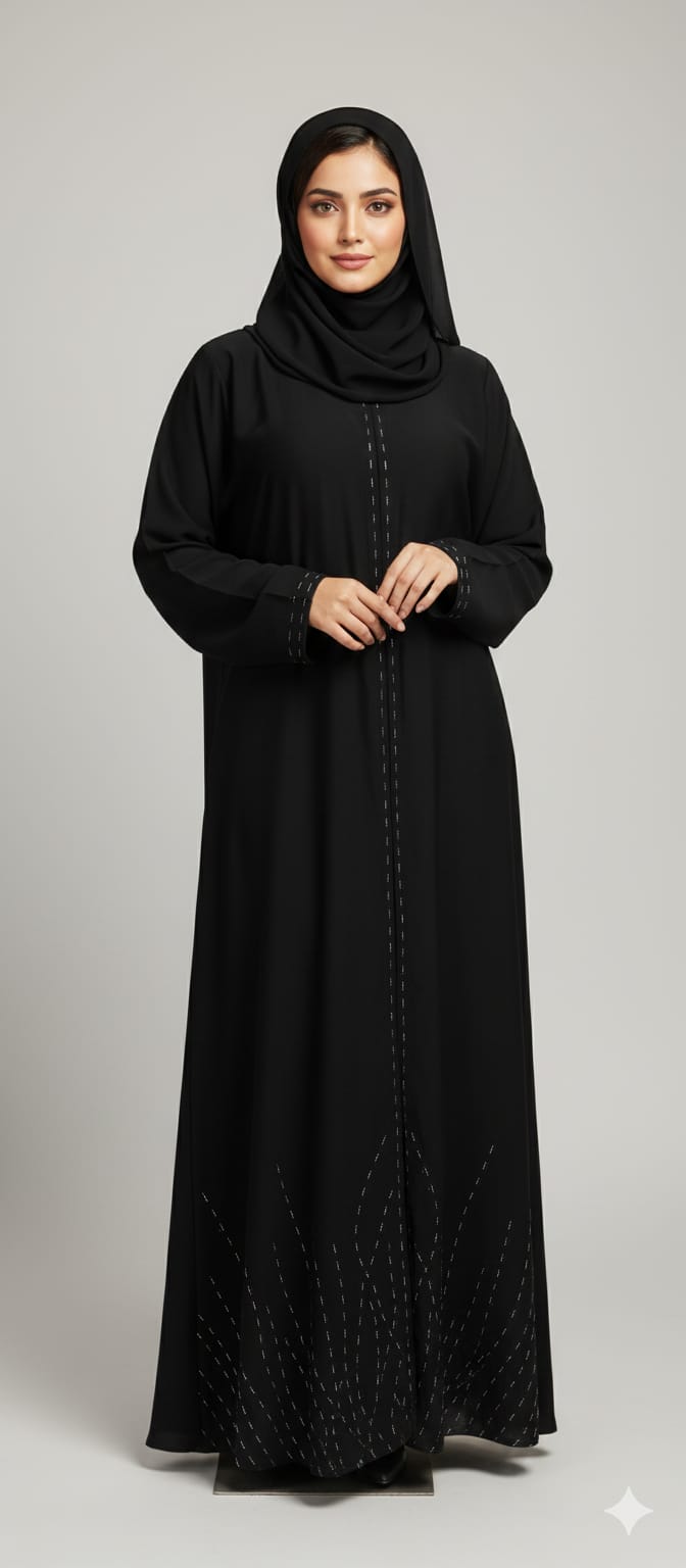 Elegant Black Abaya