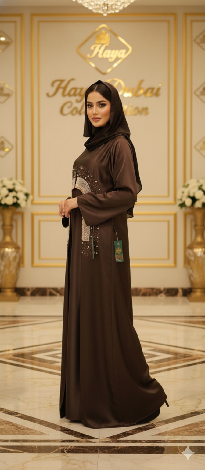 Elegant Brown Abaya