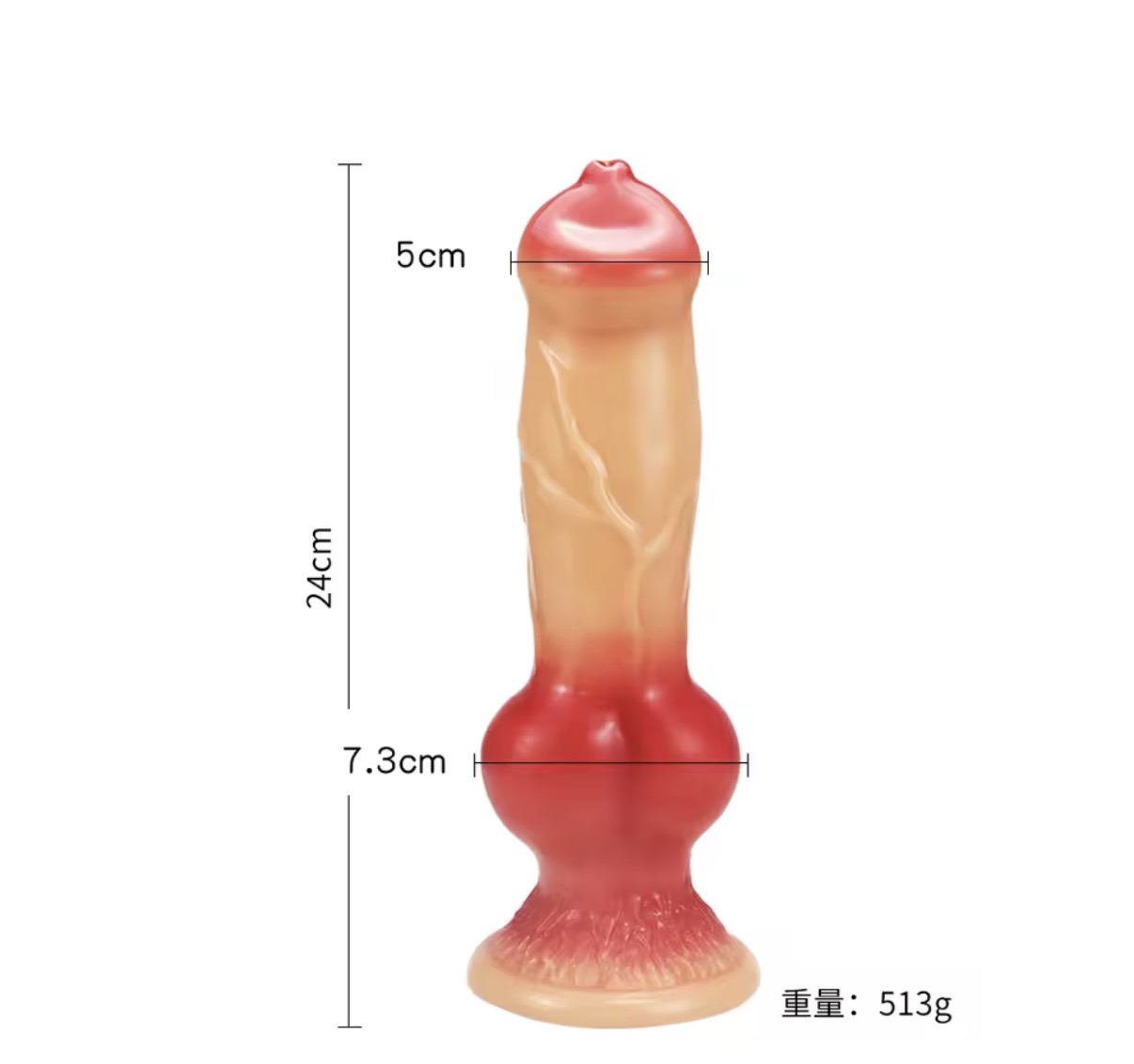 Dildo estilo perro