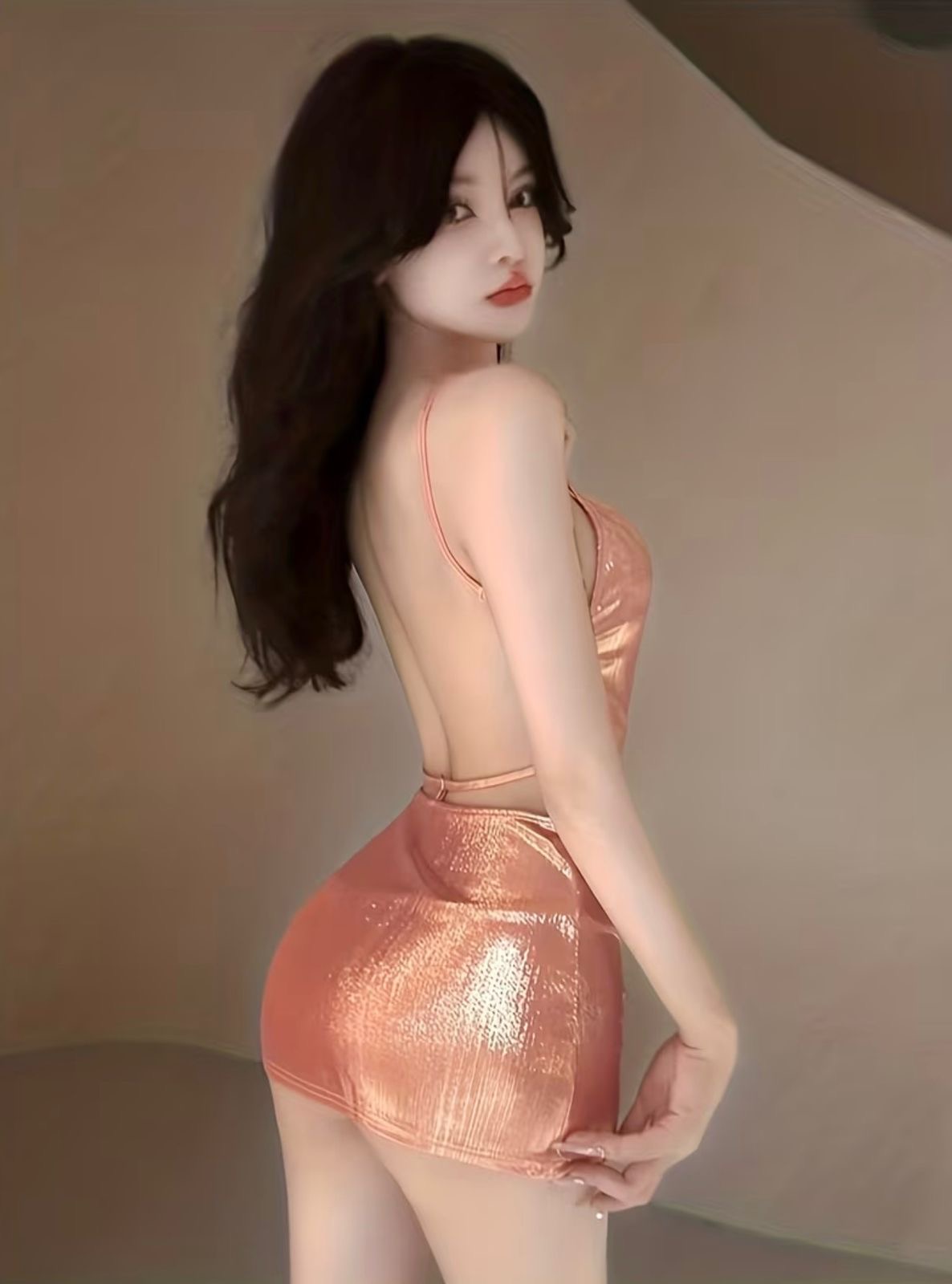 Vestido mini brillante