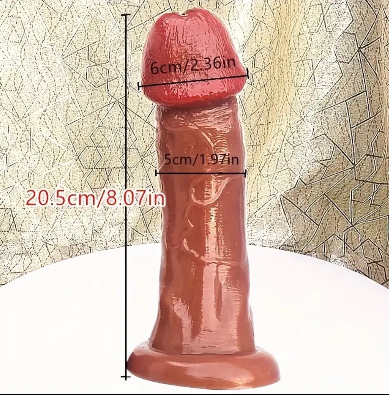 Dildo Realista de Silicona