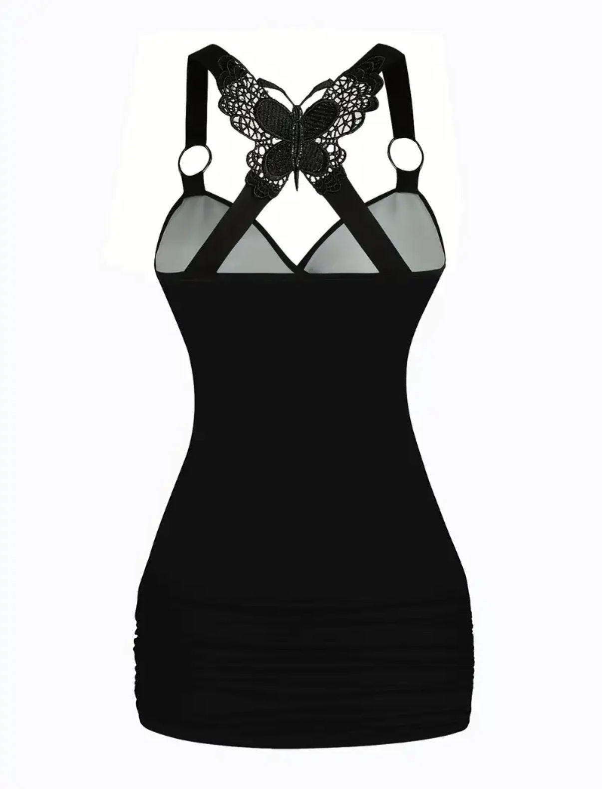 Vestido Dual Alas Ángel y Demonio