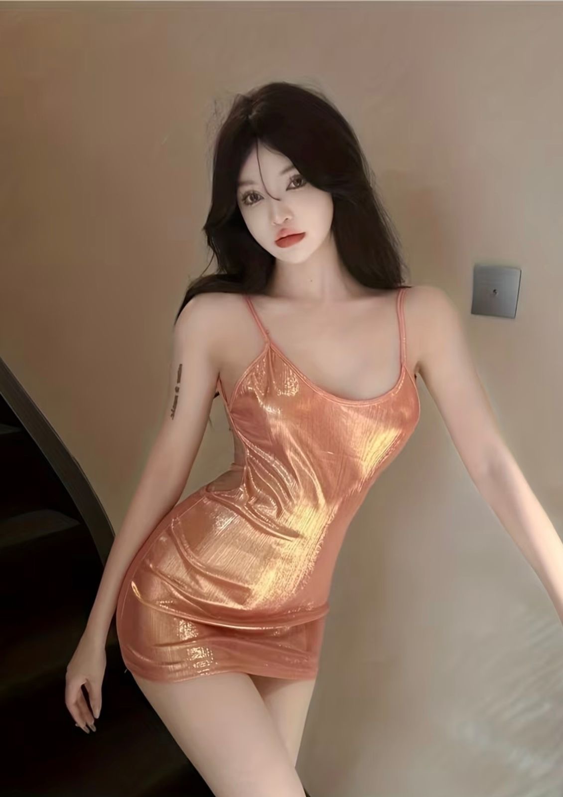 Vestido mini brillante