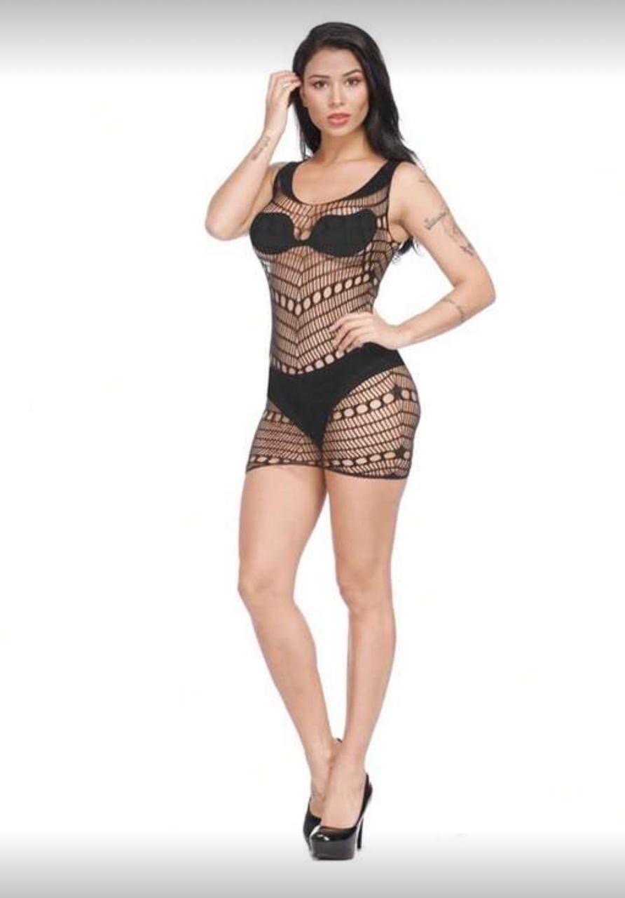 Body de encaje negro