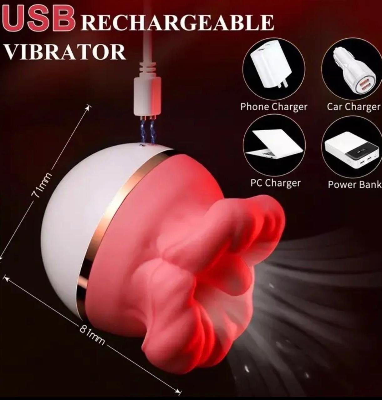 Estimulador de Lengua Vibradora y Succionador 