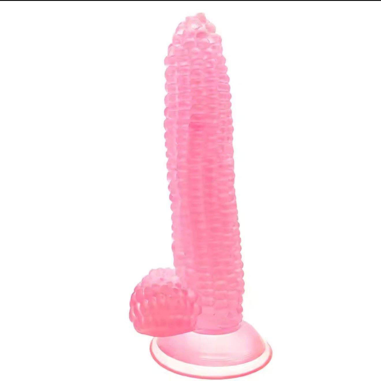Dildo texturizado con ventosa
