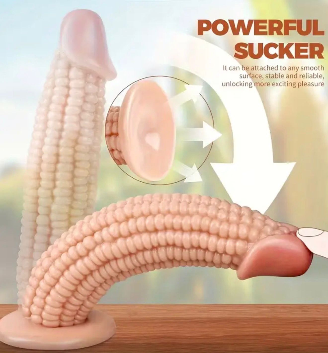 Dildo Texturizado Mazorca