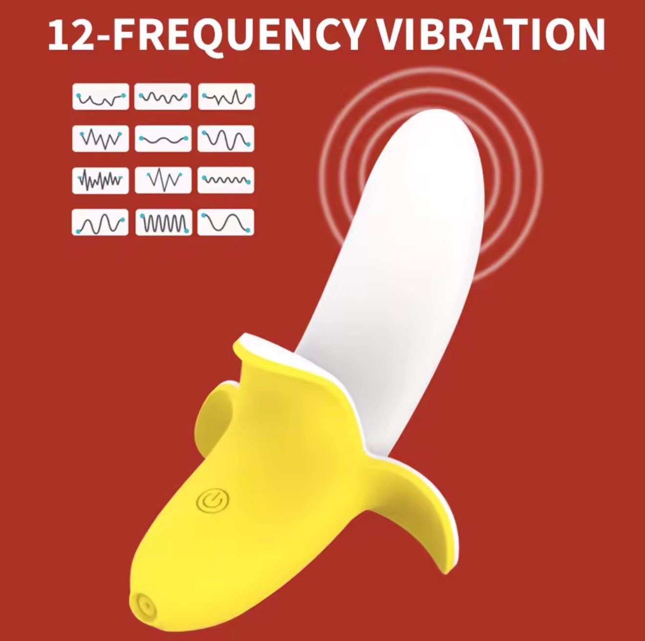 Vibrador Banana 12 Frecuencias