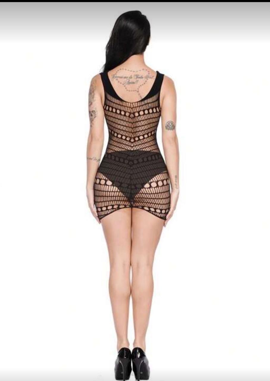 Body de encaje negro