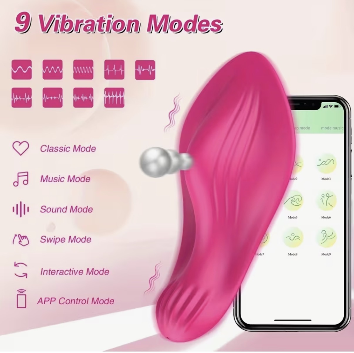 Vibrador Inteligente Controlado por App