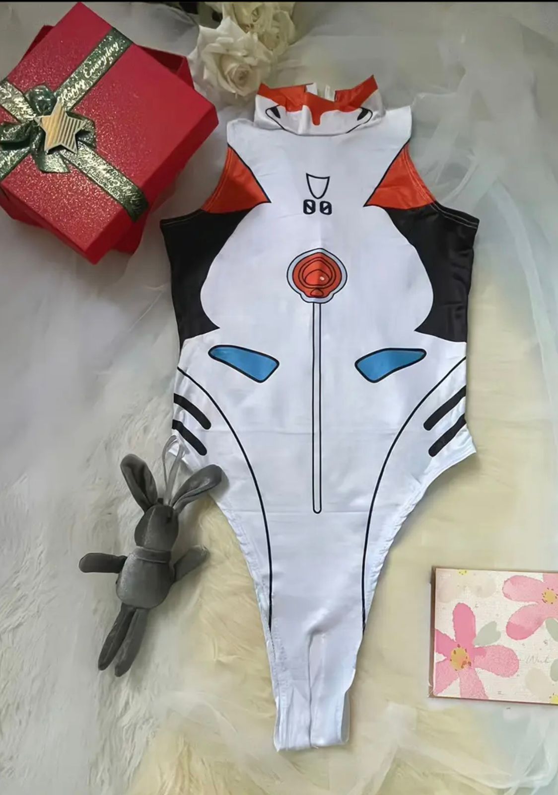 Body de cosplay futurista