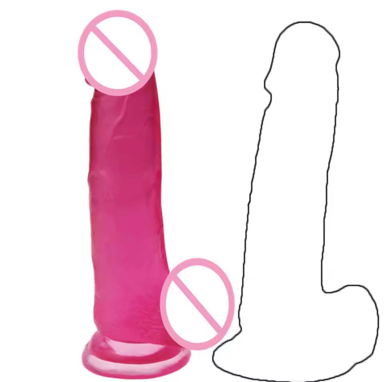 Dildo de Silicona Realista