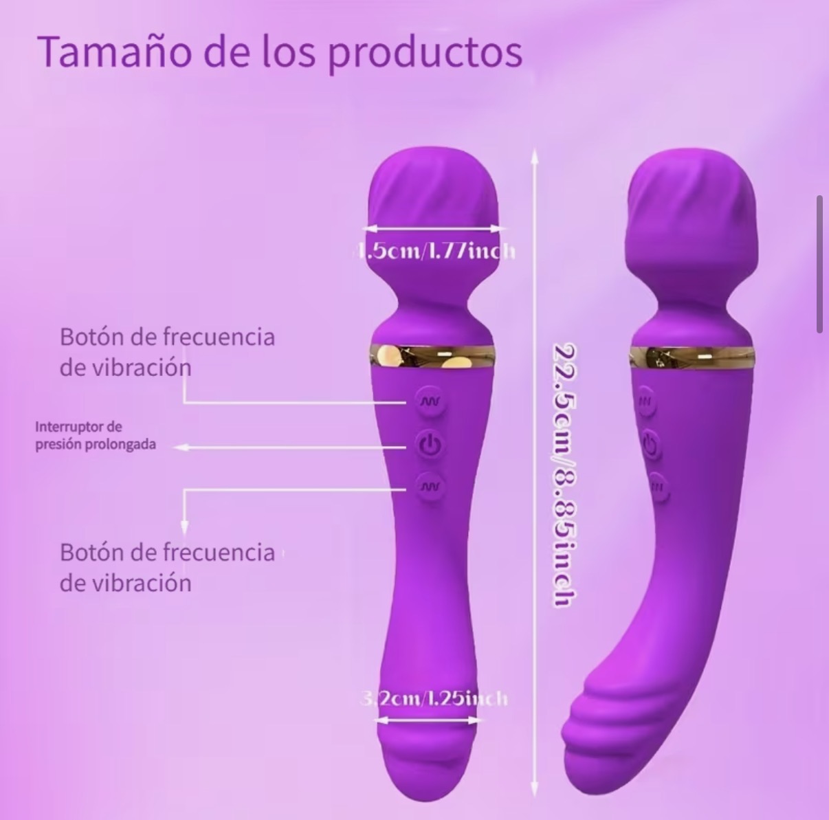 Masajeador Vibrador Recargable