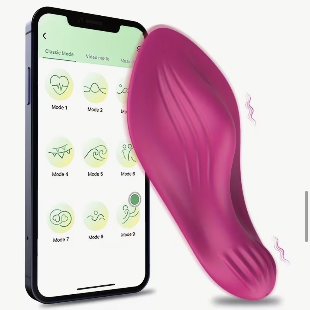 Vibrador Inteligente Controlado por App