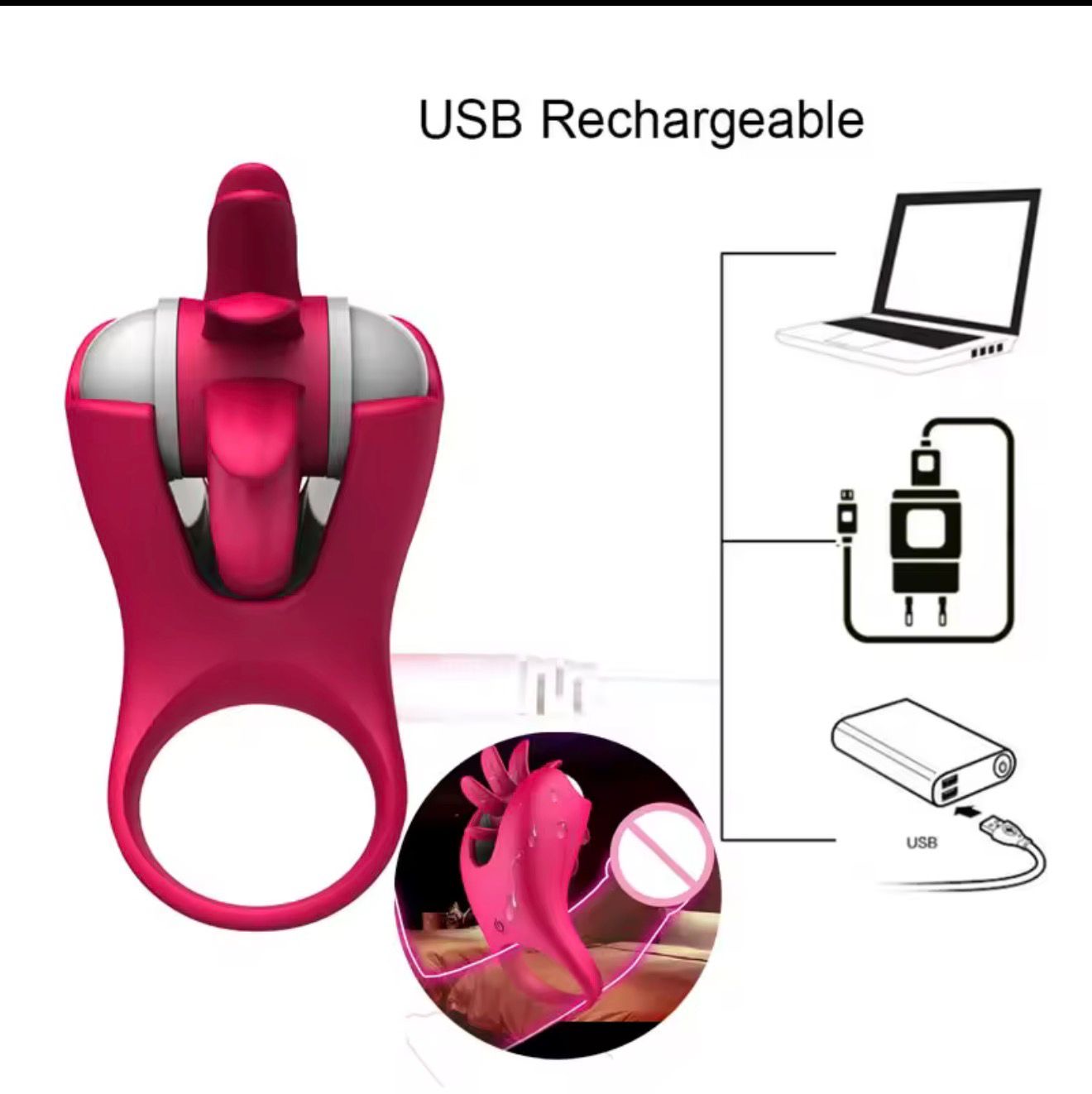 Anillo Vibrador lengua