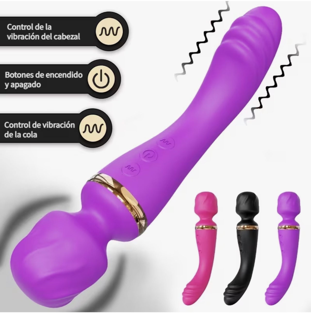 Masajeador Vibrador Recargable